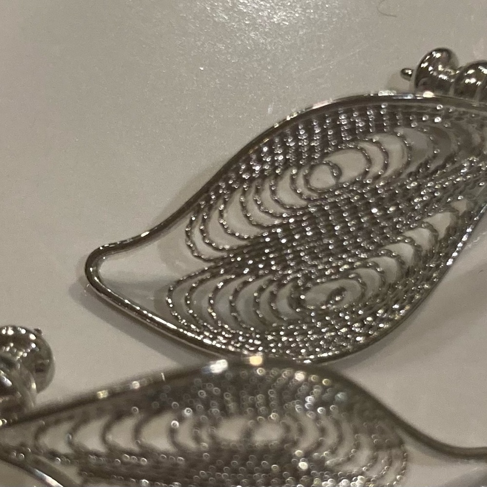 Silver earrings - Picture 3 of 3